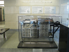 Atanasoff Berry Computer replica at first floor of Durham Center, Iowa State University